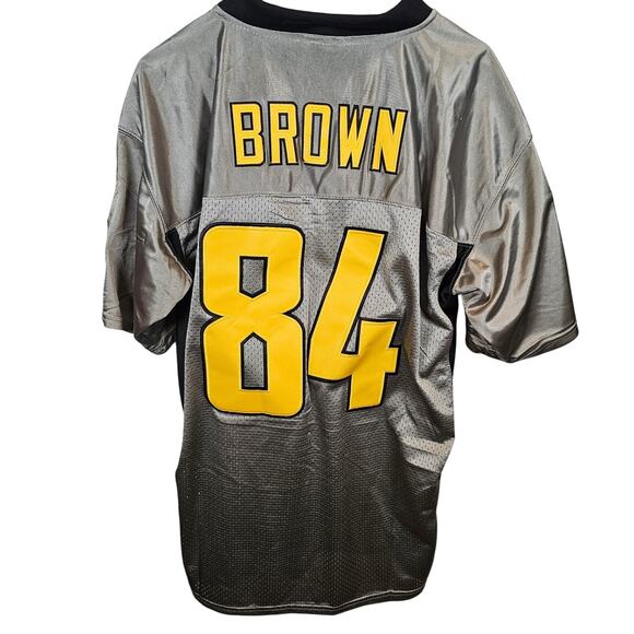 Nike On Field Pittsburgh Steelers Antonio Brown 84 NFL Jersey Sz 48 Stitchd RARE - Picture 2 of 7